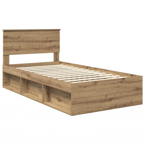 Sengestel med hovedgavl Artisan-eg 100 x 200 cm