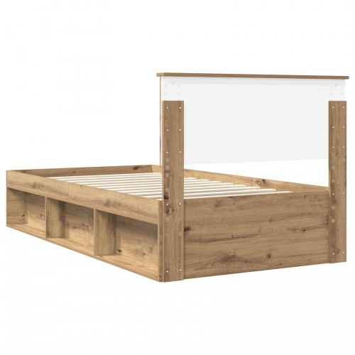 Sengestel med hovedgavl Artisan-eg 100 x 200 cm