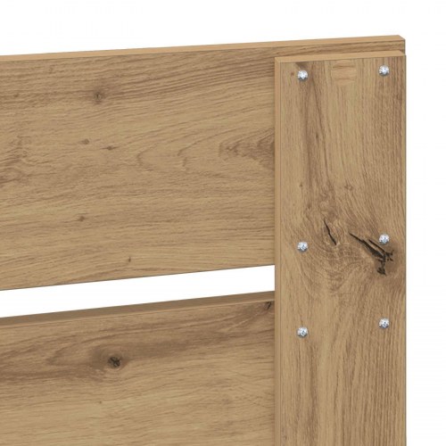 Sengestel i artisan eg 100 x 200 cm med hovedgærde