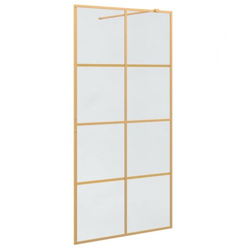 Walk-in brusevæg - guld, 100 x 195 cm