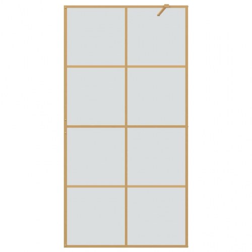 Walk-in brusevæg - guld, 100 x 195 cm