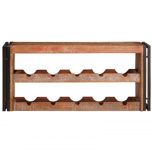 Vinfad Brun 100 x 45 x 33 cm Solid genvundet træ