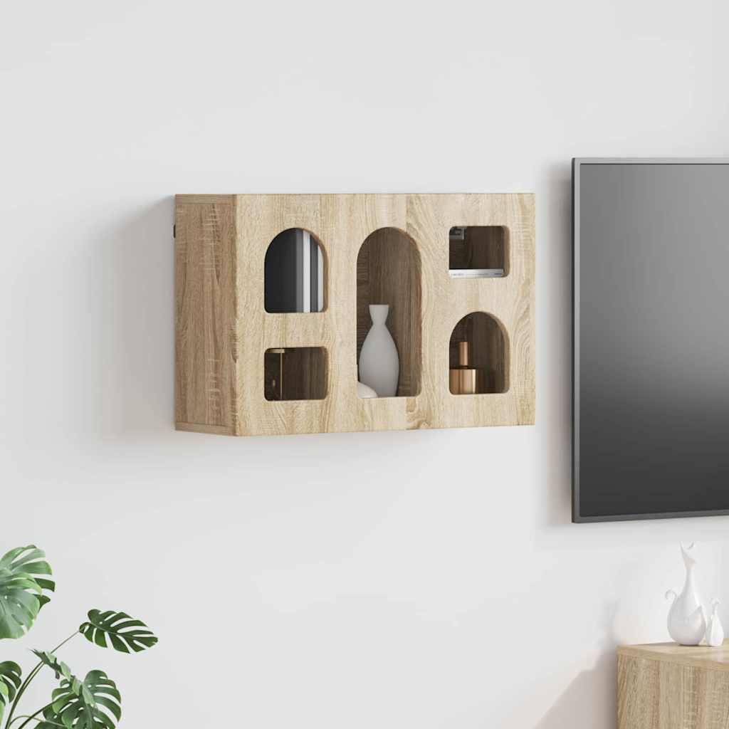 Hængeskab med hylde Sonoma eg 60 x 20 x 40 cm Konstrueret træ
