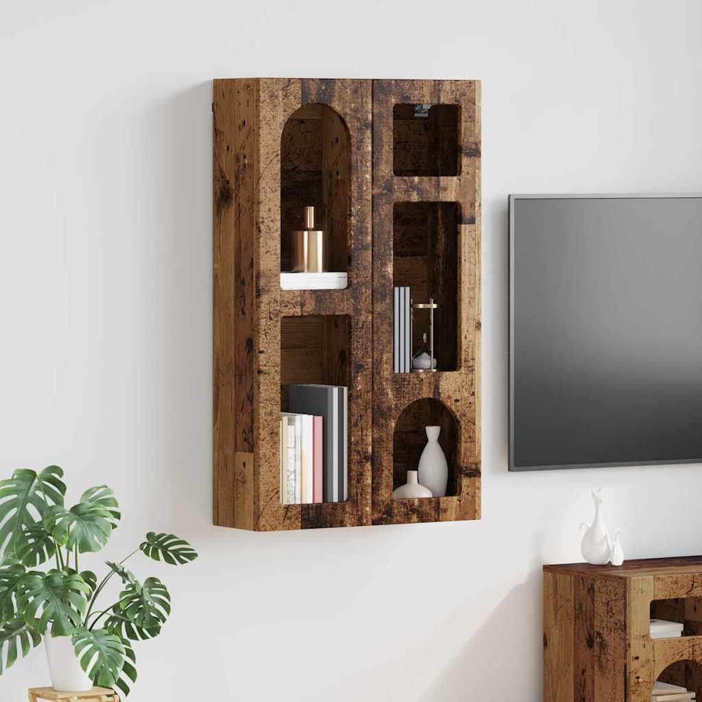 Hængeskab Gammelt træ 59 x 20 x 100 cm Konstrueret træ