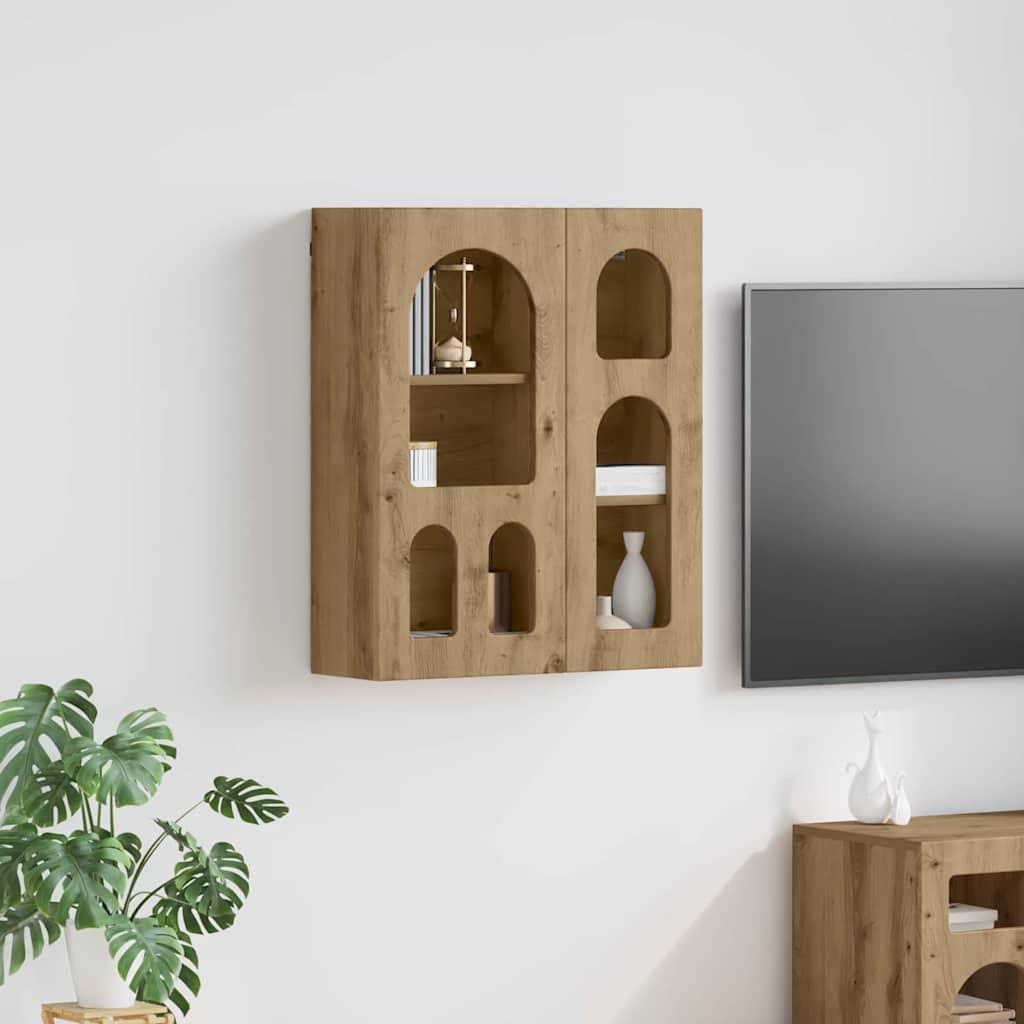 Hængeskab Artisan Egetræ 59 x 20 x 71.5 cm Konstrueret træ