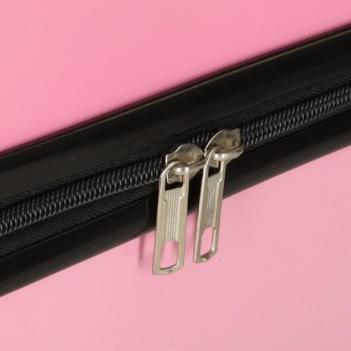 Kuffert til børn på hjul – kat, pink