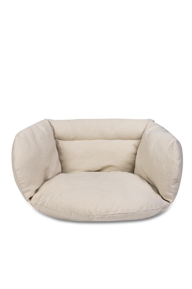 Hængekøje-pude til storkerede ecru