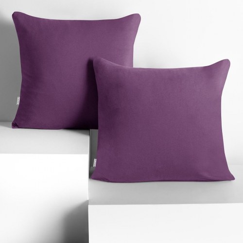 Pudebetræk 40x40 jersey - DecoKing Amber, violet, klassisk