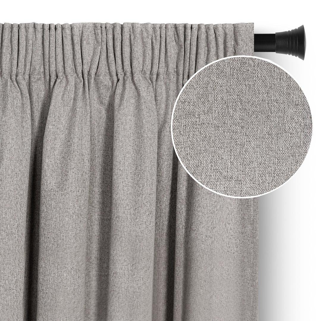 Mørklægningsgardin RESTILO Corita - beige, 140x175 cm