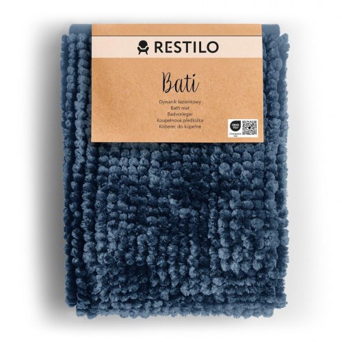 Bademåtte marineblå 50×70 – Restilo Bati