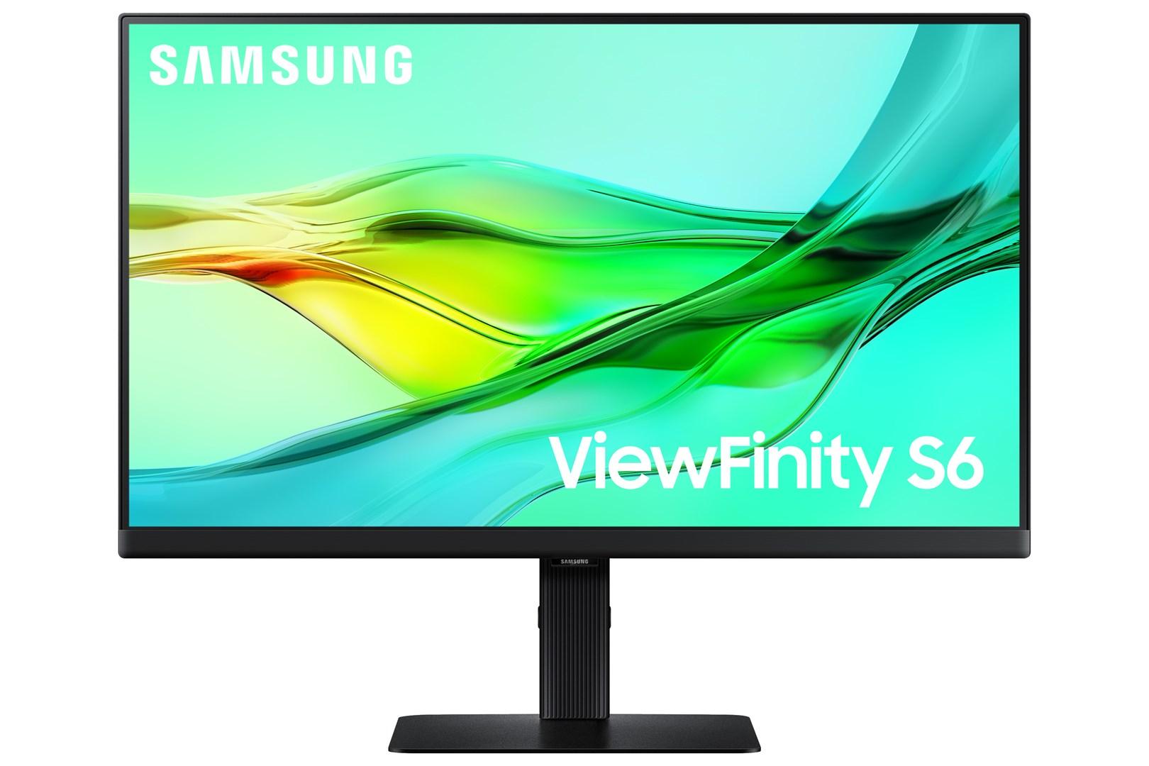 Skærm 24" Samsung ViewFinity S60UD - QHD IPS, 100 Hz, USB‑C 90 W, sort