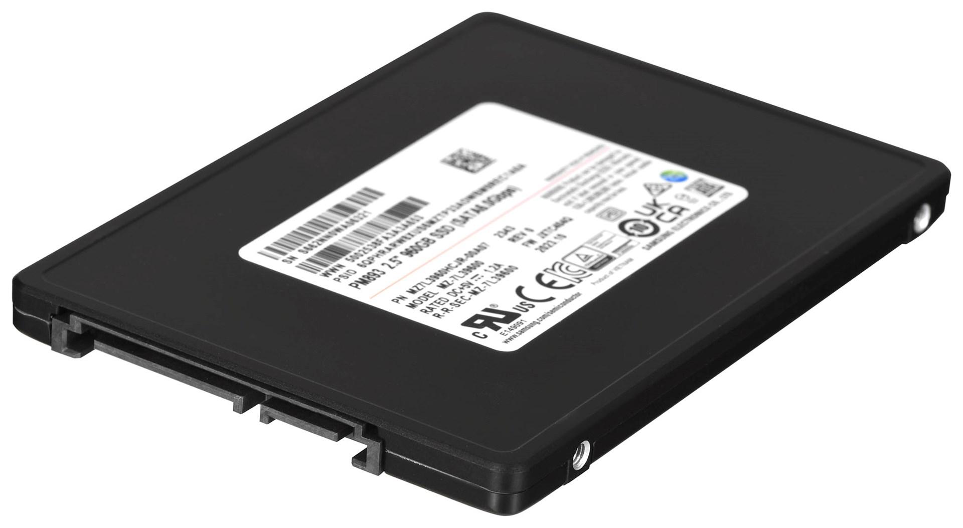 SSD 2,5" Samsung PM893 960 GB SATA (DWPD 1)