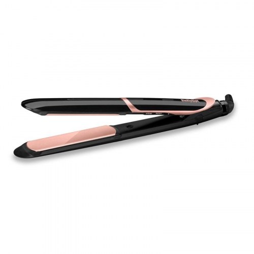 Glattejern BaByliss Super Smooth 235 - sort/rosa, 2,5 m ledning