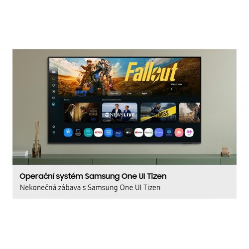 75" 4K QLED TV – Samsung QE75Q7FAAU (sort)