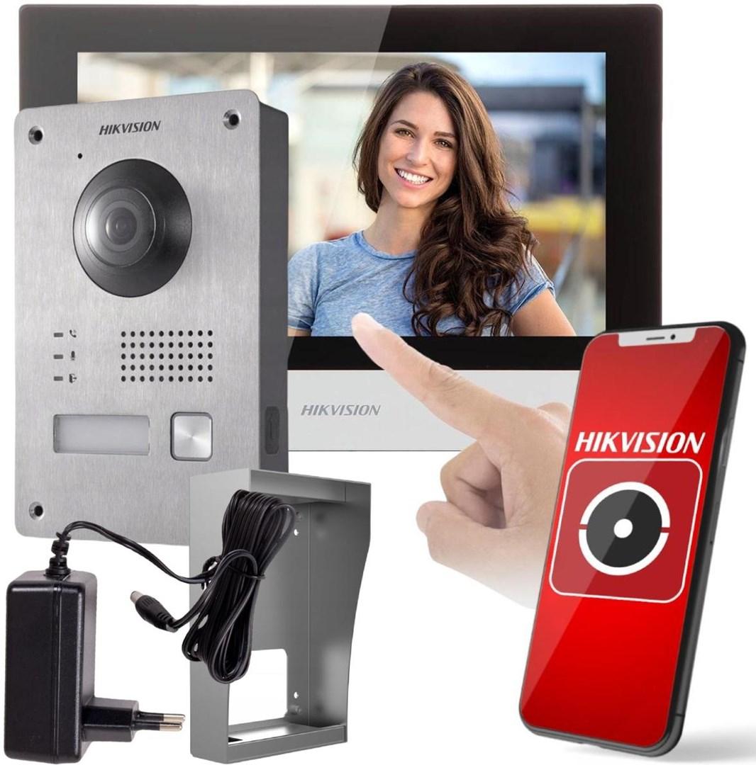 Video dørtelefon - Hikvision DS-KIS703Y-P sæt