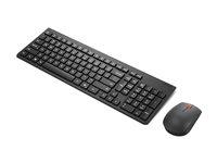 Trådløst tastatur og mus - Lenovo Essential Wireless Combo Gen 2, nordisk, sort billede