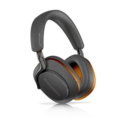 Trådløse høretelefoner Bowers & Wilkins Px8 McLaren Edition – grå/orange