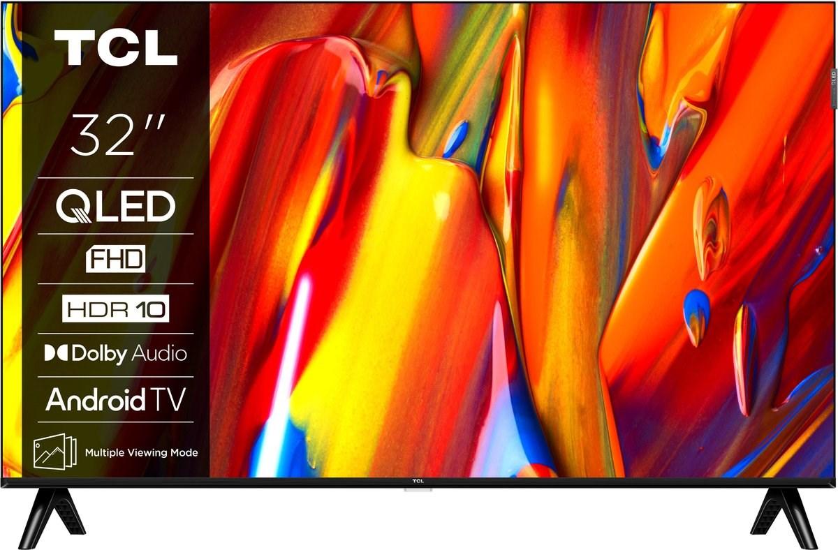 Smart TV TCL 32" QLED Full HD Android TV (sort)