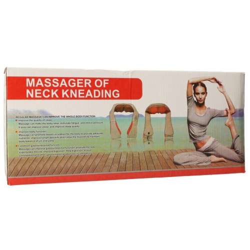 Shiatsu nakkemassager med varme – massagekrave til nakke og ryg