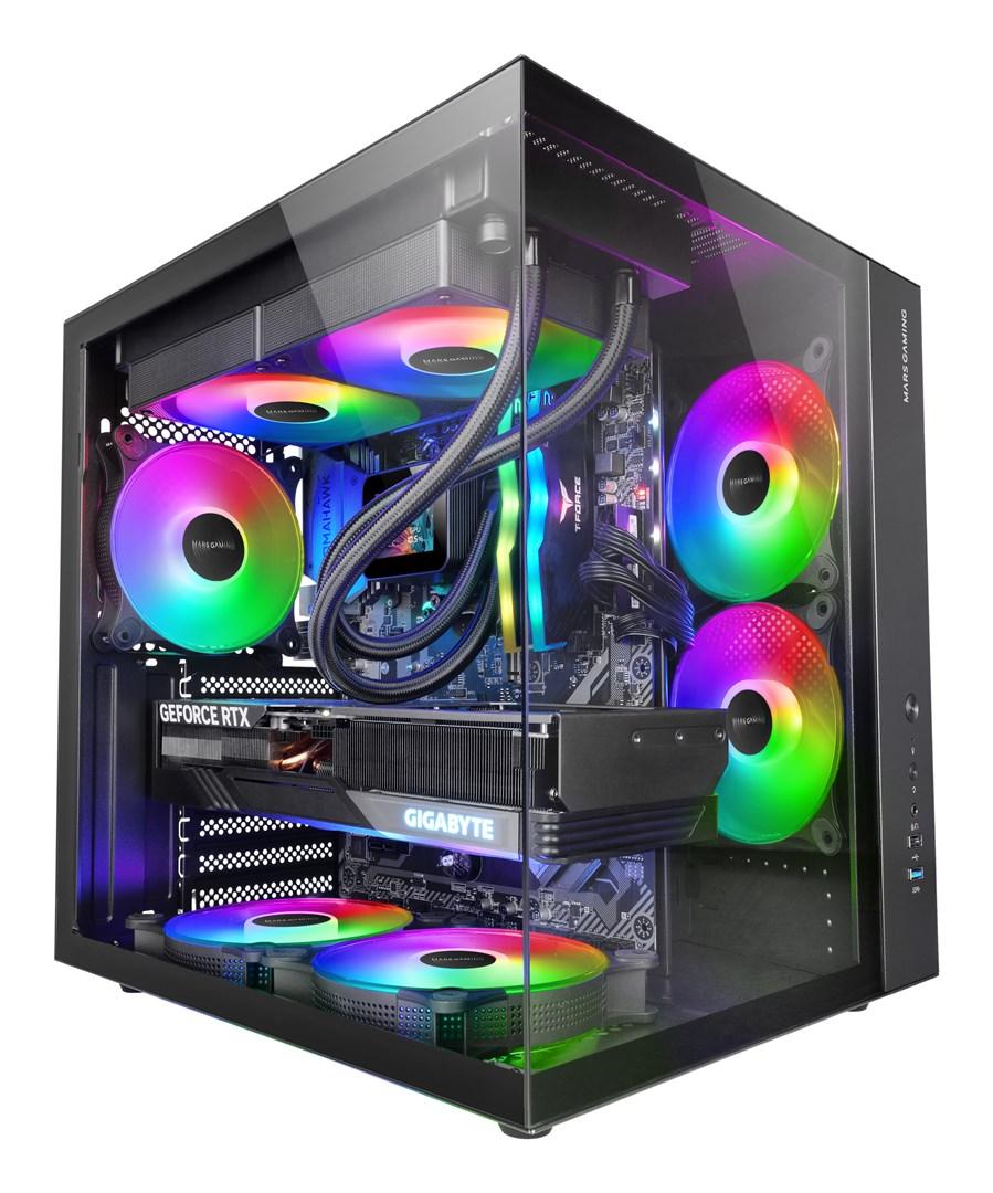 PC kabinet TACENS Mars Gaming MCV-ONE Midi Tower – sort