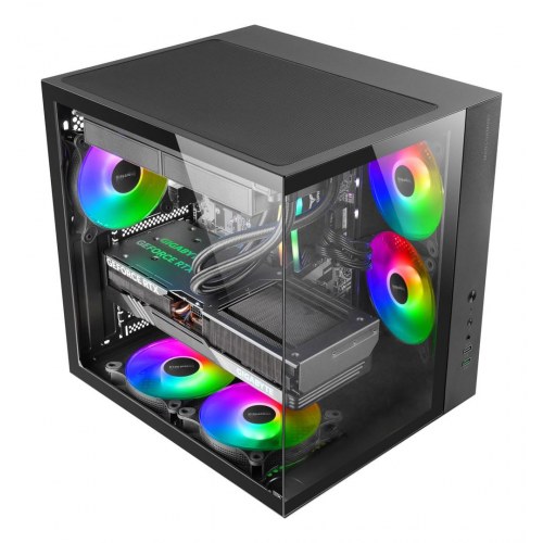 PC kabinet TACENS Mars Gaming MCV-ONE Midi Tower - sort