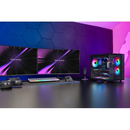 PC kabinet TACENS Mars Gaming MCV-ONE Midi Tower - sort