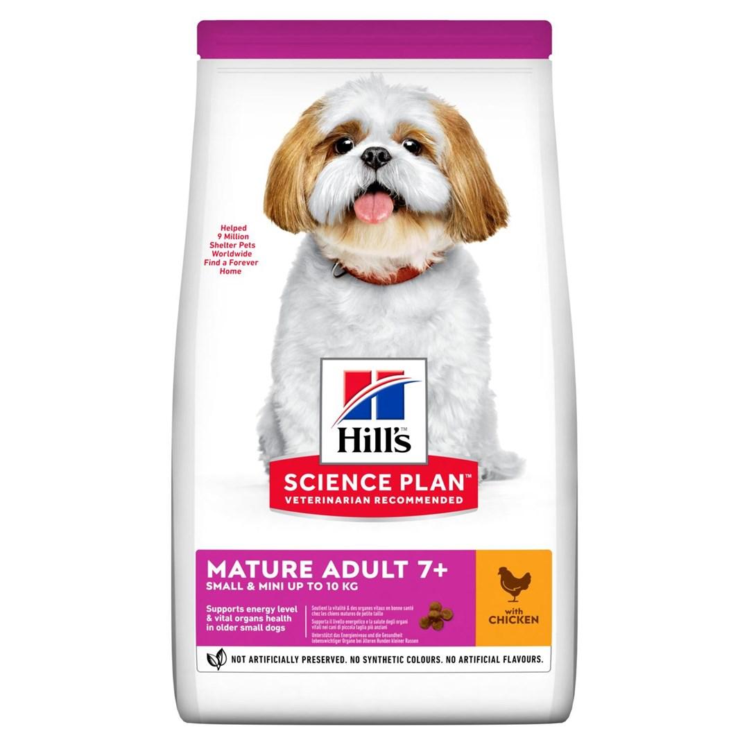 Hundefoder til små hunde - Hill’s Science Plan Mature Adult 7+ Small & Mini, tørfoder 1,5 kg