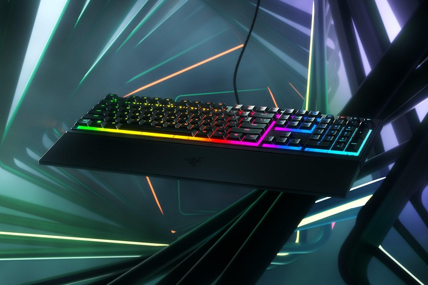 Gaming tastatur Razer Ornata V3 RGB - USB, sort billede