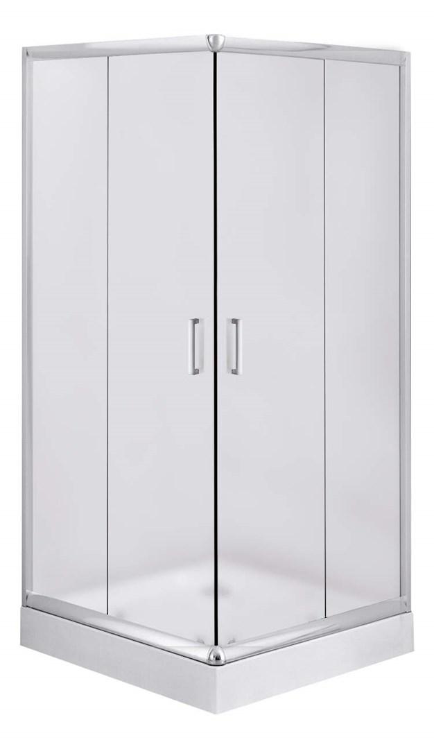 Brusekabine hjørne 90 cm - deante Square