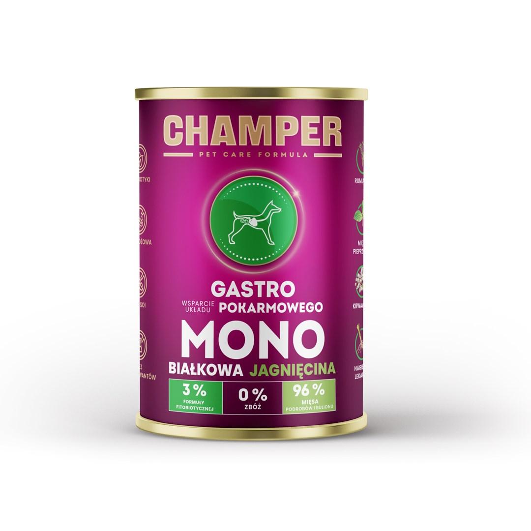 Hundefoder vådfoder CHAMPER Gastro Lam 400 g