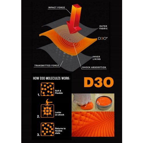 Rygskjold til ski – Cairn Pro Impakt Junior D3O, 8–10 år
