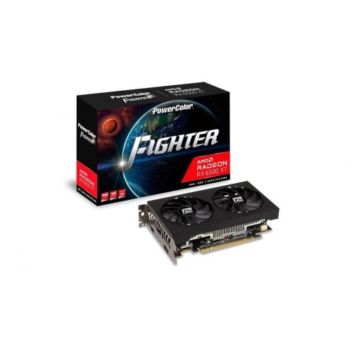 Grafikkort PowerColor Fighter Radeon RX 6500 XT 4 GB GDDR6