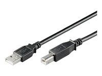 USB-kabel Goobay 1,8 m – USB A (han) til USB B (han) – sort billede