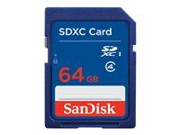 Hukommelseskort SDXC 64 GB - SanDisk, Class 4 billede