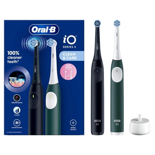 Elektrisk tandbørste Oral-B iO Series 2 Duo – Night Black/Forest Green
