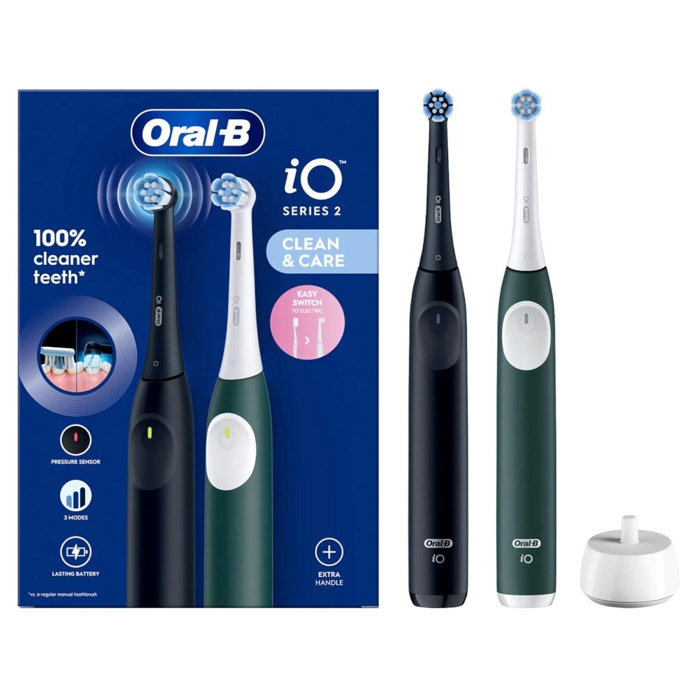 Elektrisk tandbørste Oral-B iO Series 2 Duo – Night Black/Forest Green