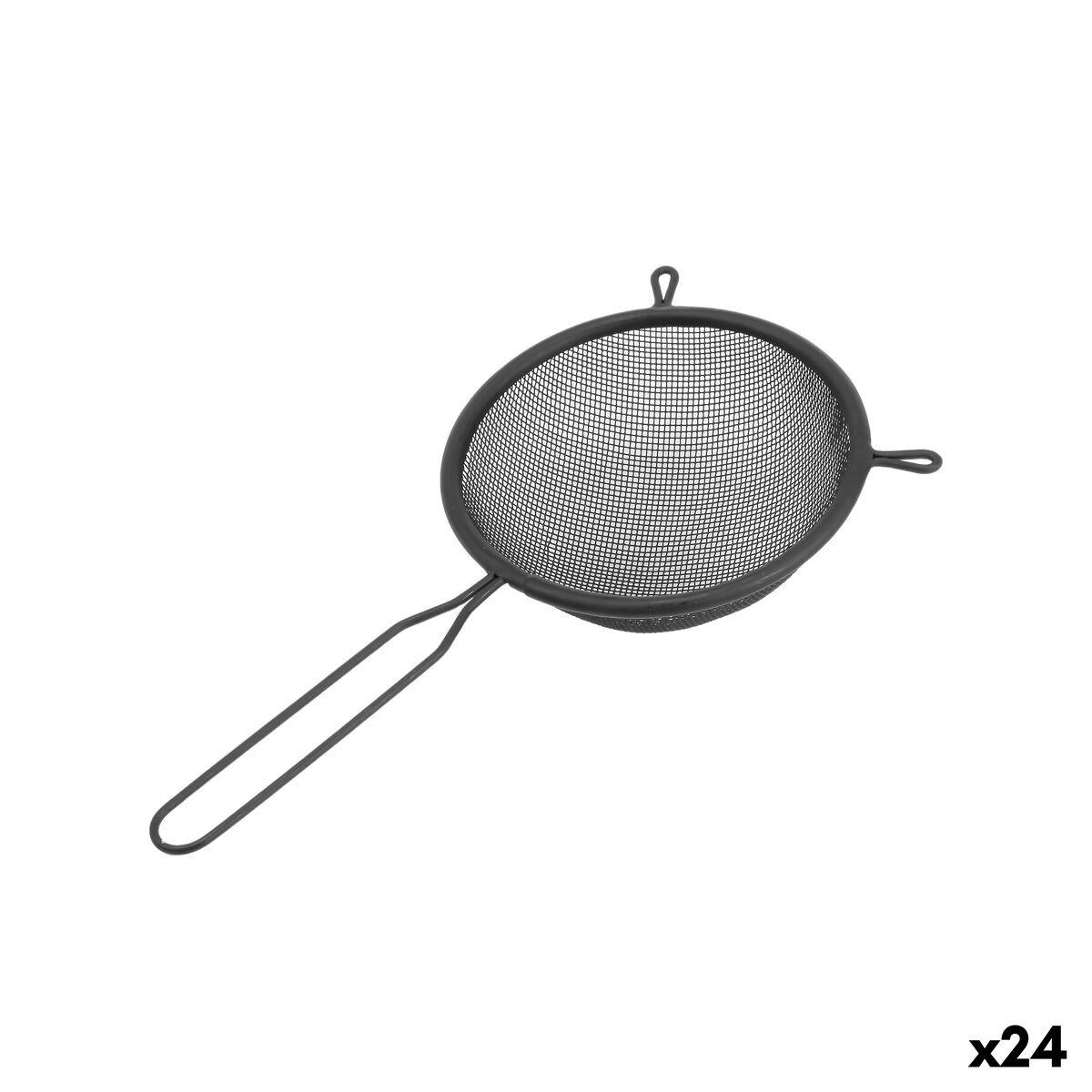 Sigte Quttin sort metal Ø 10 cm - 24 stk.