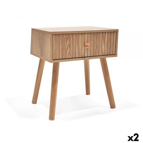 Sengebord MobleKit brun 40 × 30 × 45 cm - 2 stk.