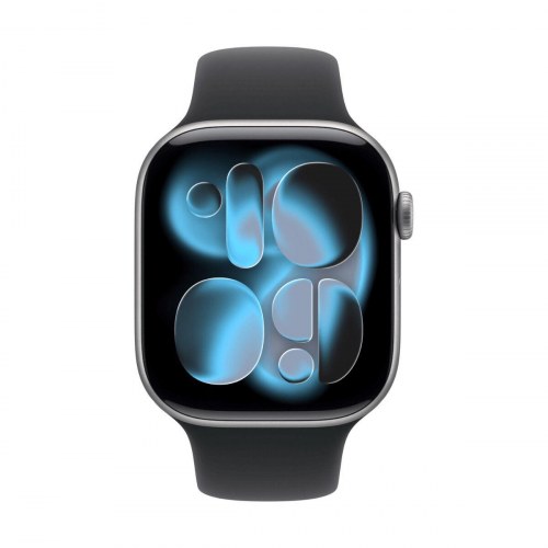 Apple Watch Series 11 42 mm GPS + Cellular - Grå med sort rem