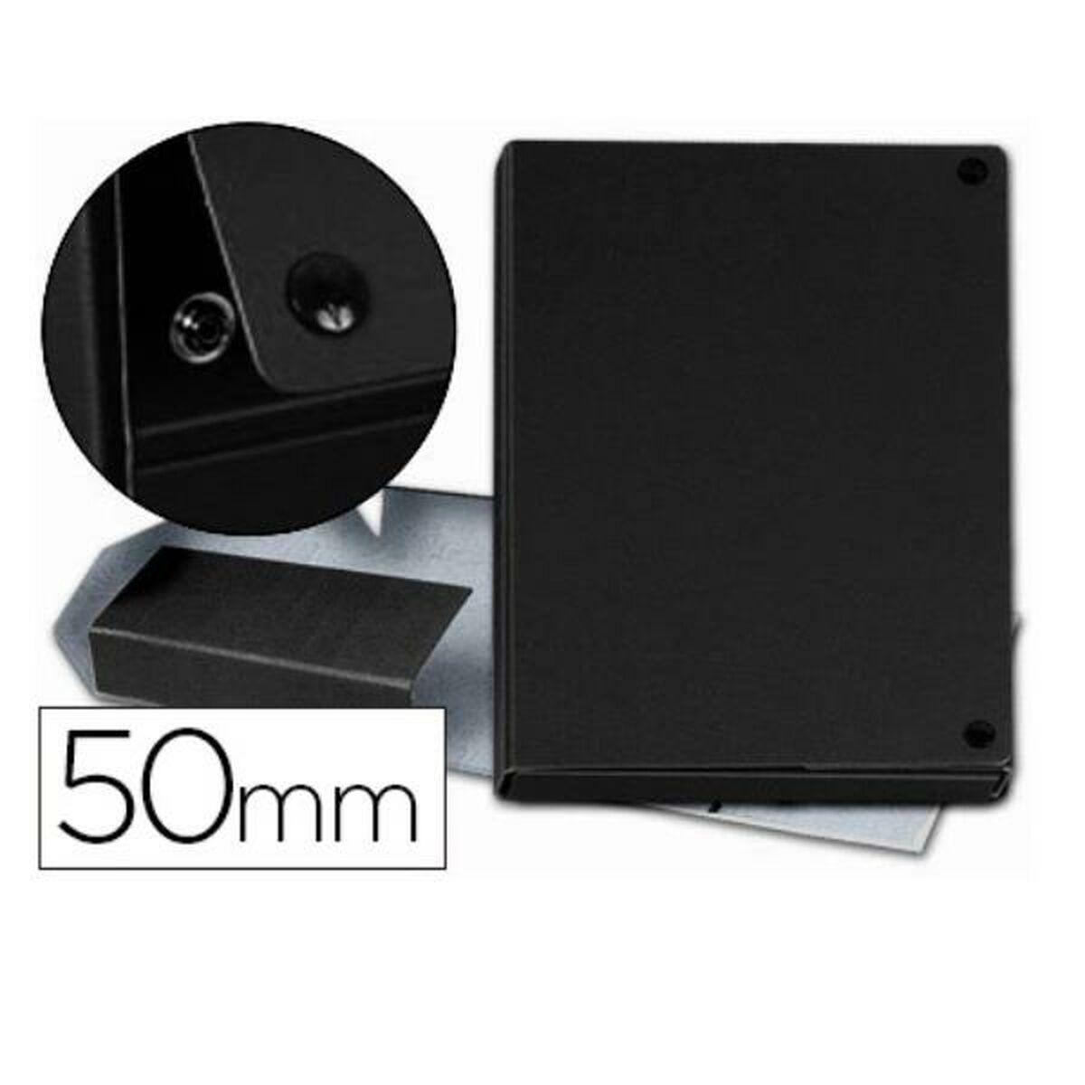 Ringbind A4 Pardo - sort mappe 50 mm