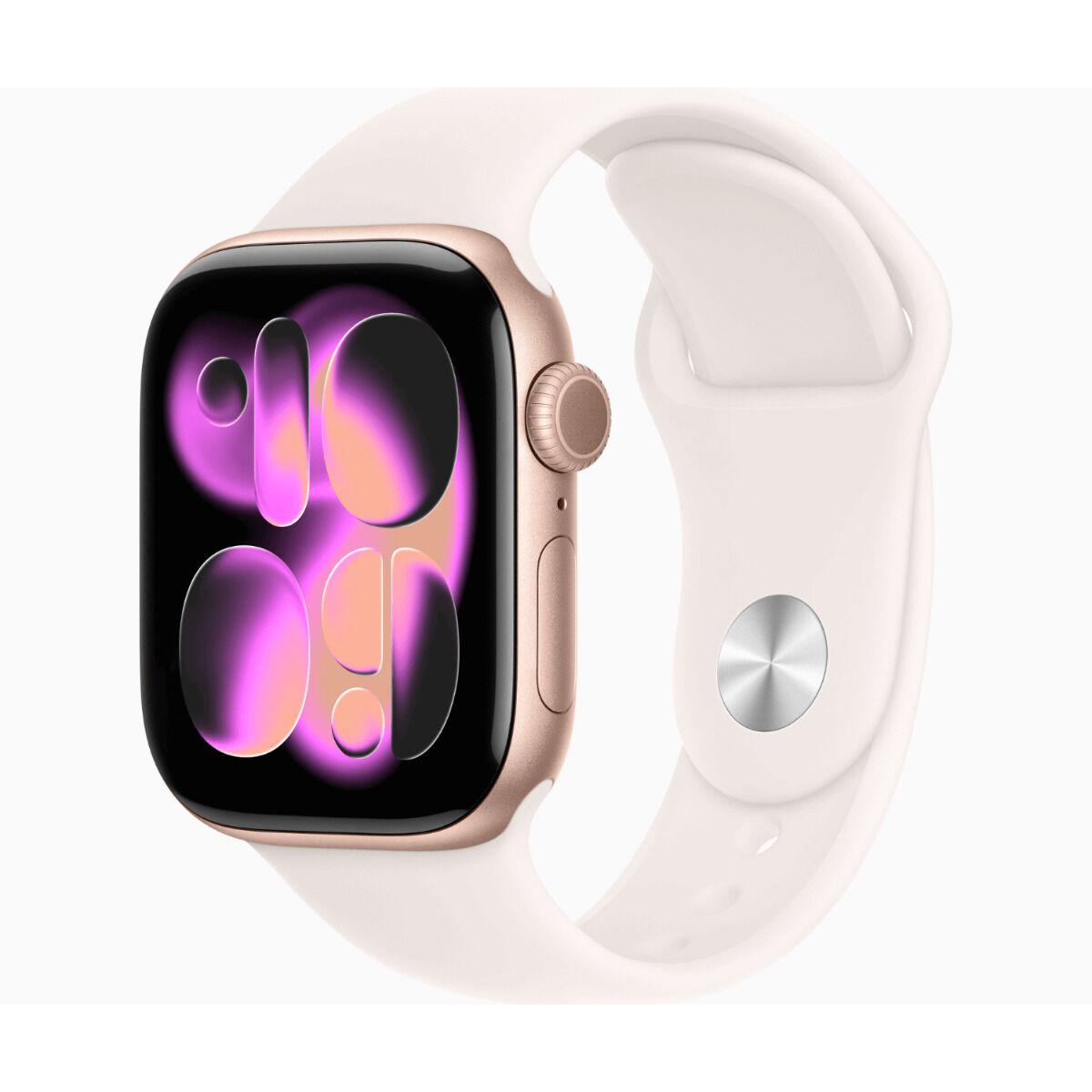 Apple Watch Series 11 46 mm - Pink/Roseguld LTE smartwatch billede