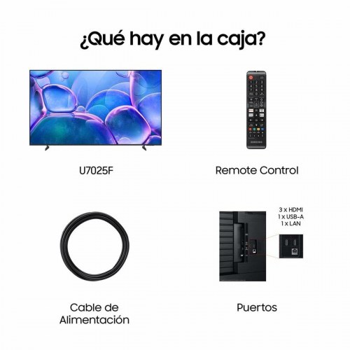 Smart TV Samsung 65" 4K Ultra HD LED HDR (TU65U7025)