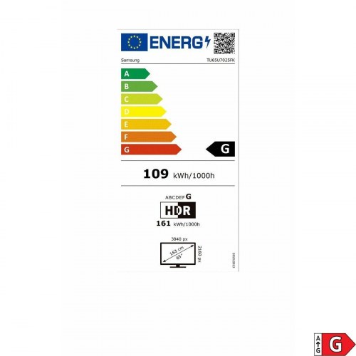 Smart TV Samsung 65" 4K Ultra HD LED HDR (TU65U7025)