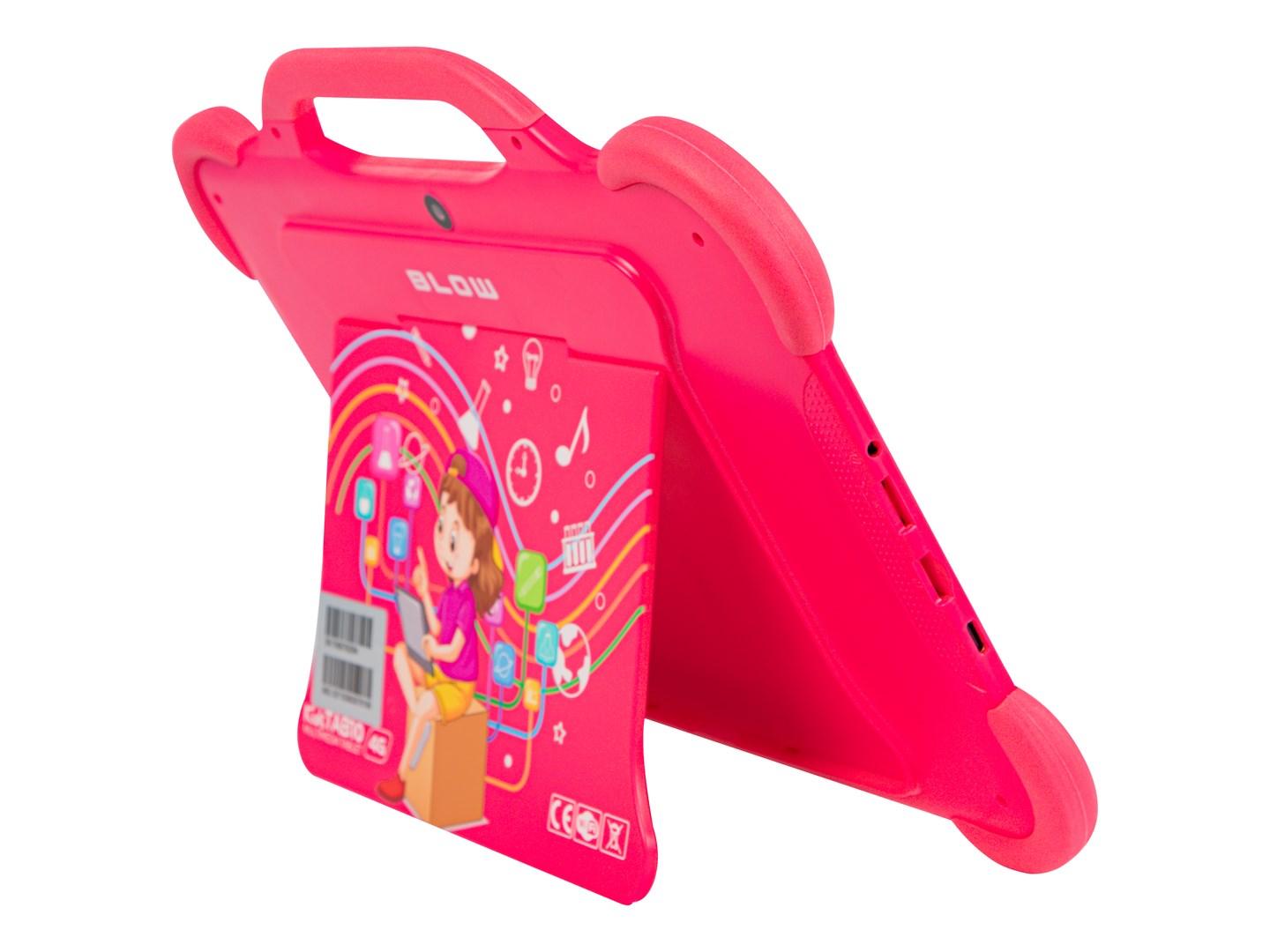 Tablet til børn BLOW KidsTAB10 4G 4/64 GB - pink med etui