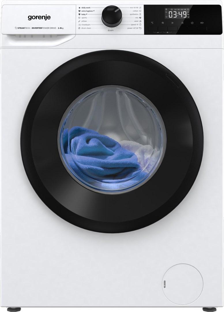 Vaskemaskine Gorenje WNHPI94A1PS/PL 9 kg - A, 1.400 omdr., damp