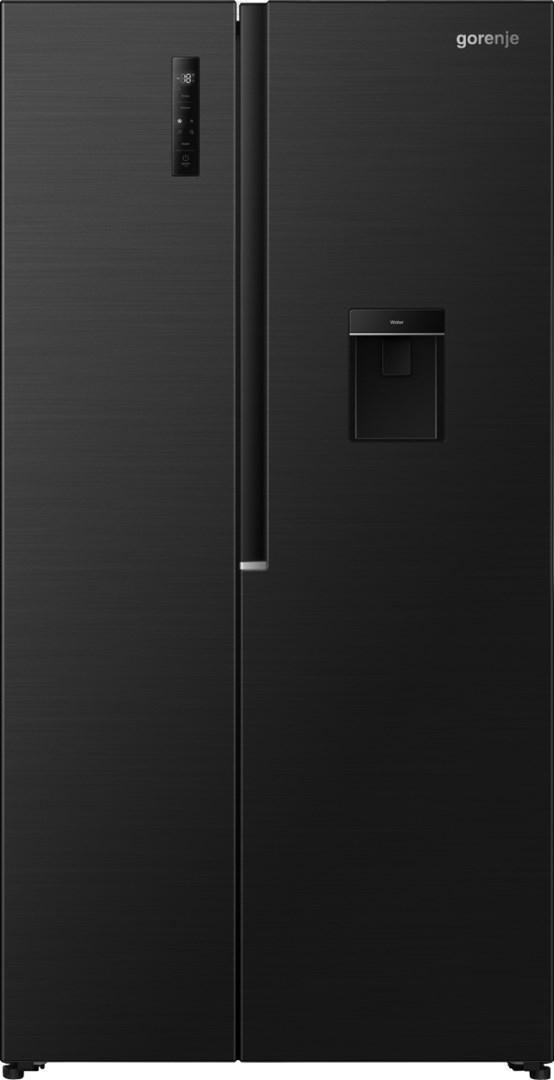 Amerikanerkøleskab Gorenje NRS917E41BXWD – sort, vanddispenser, 541 l
