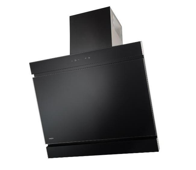 Emhætte vægmonteret - Akpo WK-9 Kastos New Pro 60, sort 60 cm