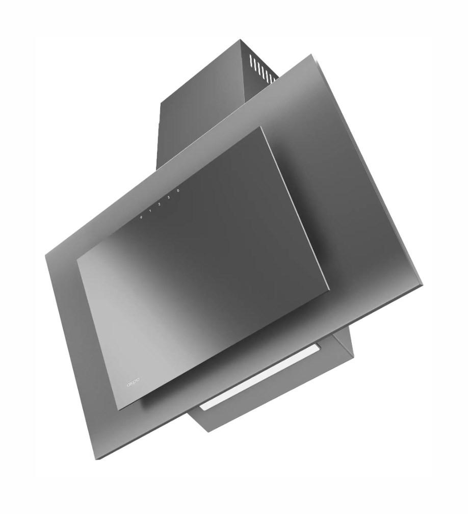 Emhætte vægmonteret Akpo WK-4 Nero 2.0 50 cm - gråt glas, LED, knapper
