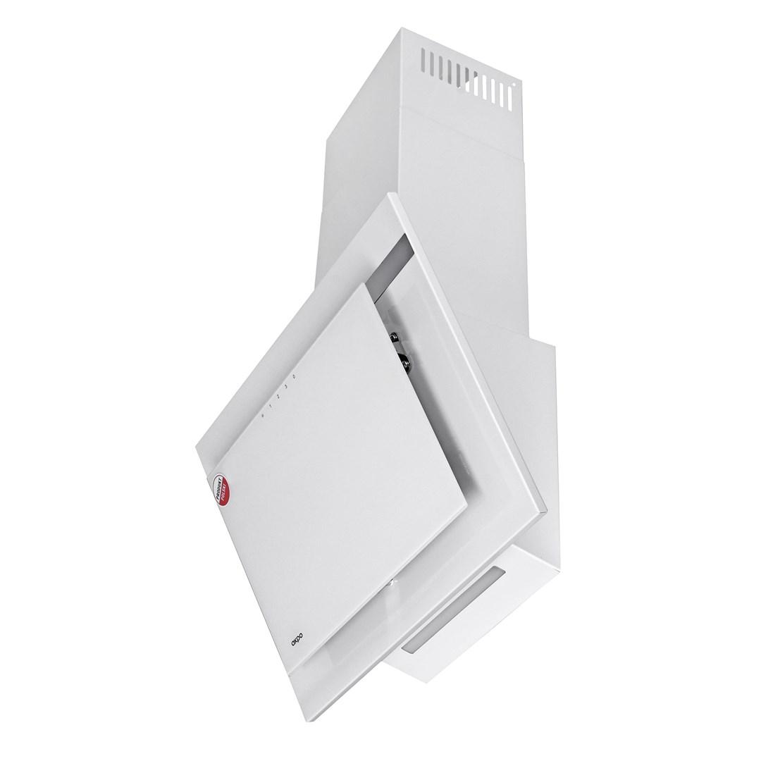 Emhætte vægmonteret Akpo NERO LINE 2.0 50 cm hvid med LED og controller