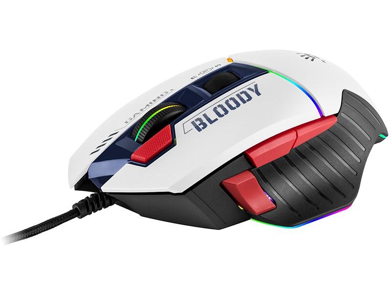 Gaming mus A4 TECH Bloody W95Max USB - Sports Navy (højrehånd) billede